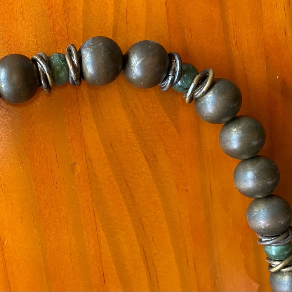 Large Artisan-Made Tribal Statement Necklace - image 6